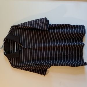 Nike Golf Men's XL Striped Dri-fit Polo Shirt